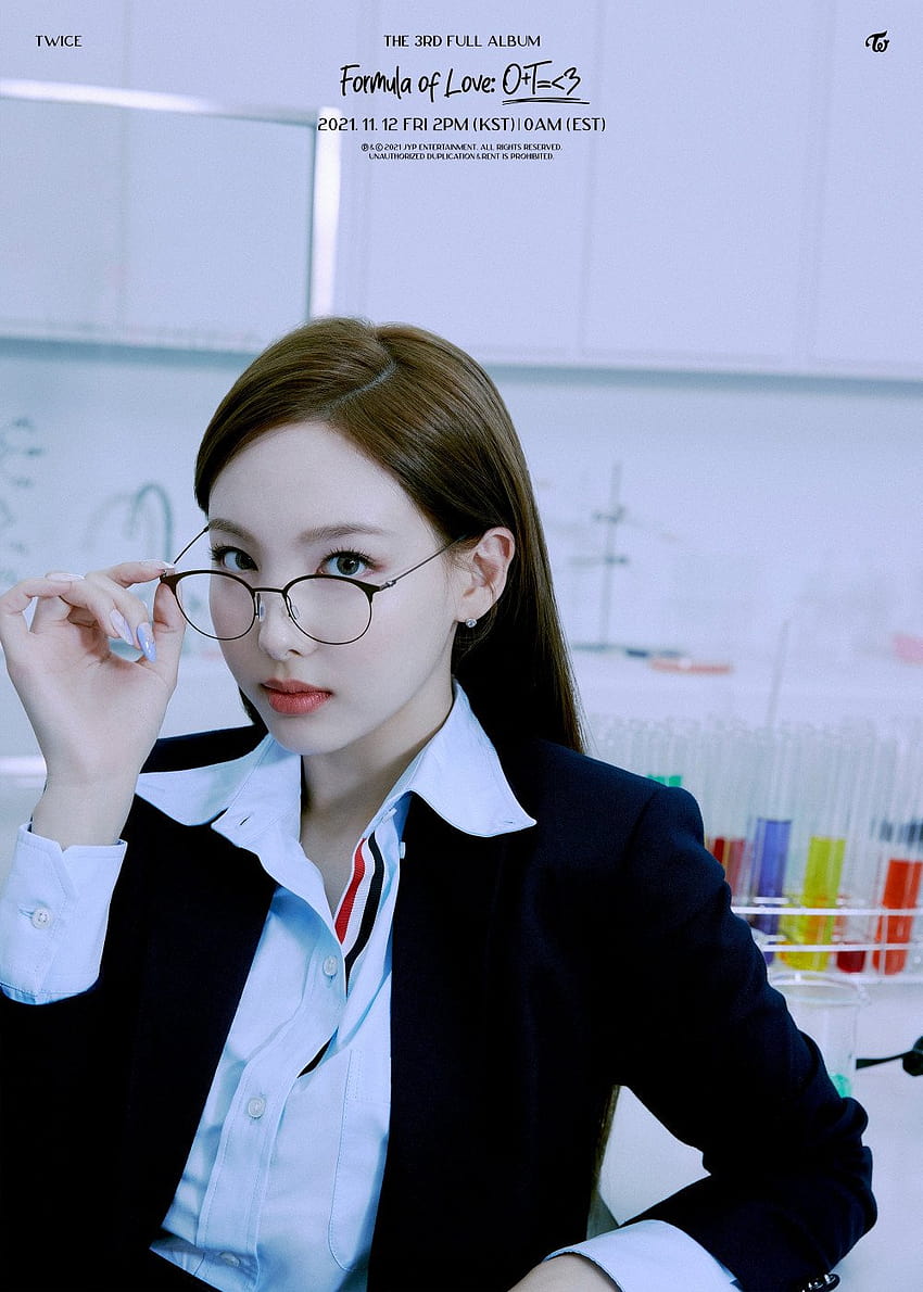 TWICE members are classy 'Scientists' in individual 'Formula of Love: O+T=<3' teaser, twice scientist HD phone wallpaper