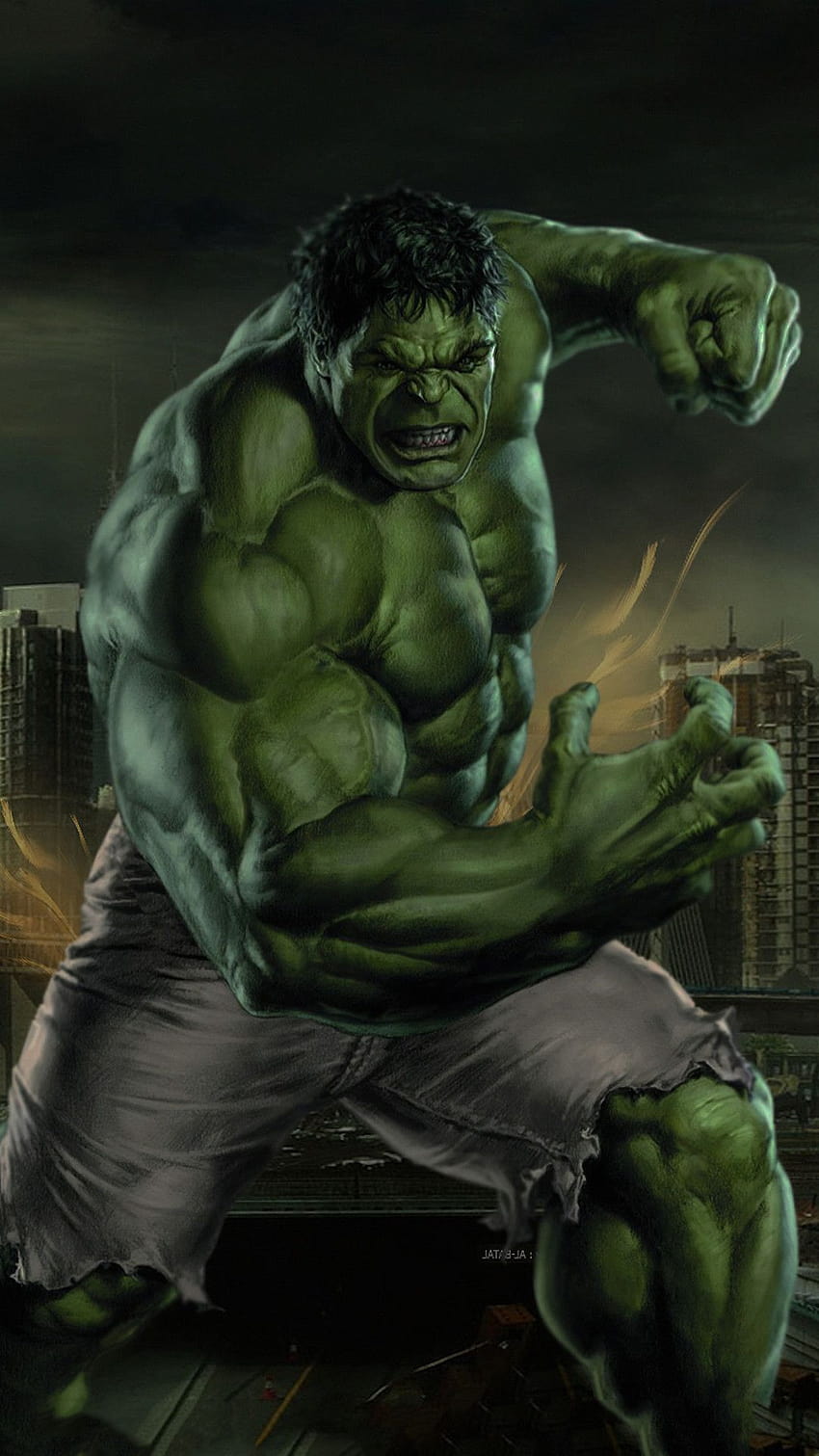 Hulk Smash Sanat Mobil HD telefon duvar kağıdı