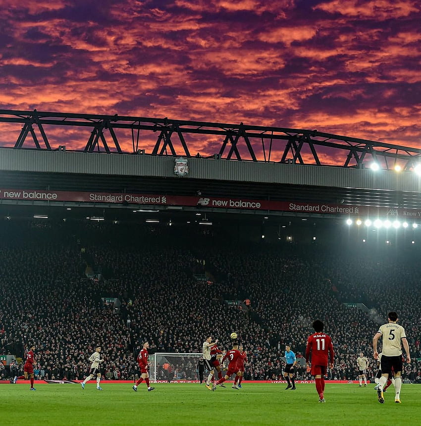 To jest Anfield, stadion Liverpoolu Tapeta na telefon HD