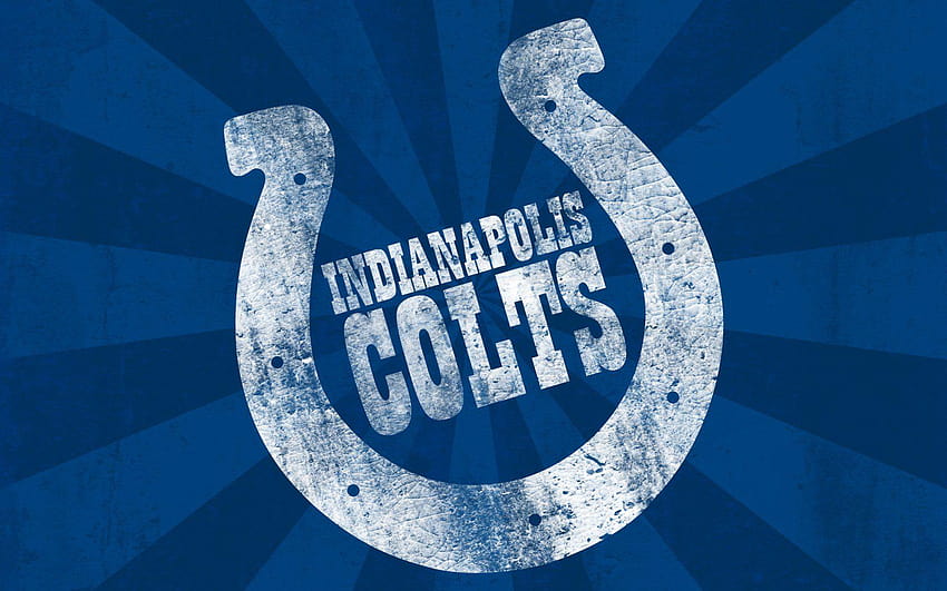 Indianapolis Colts e Backgrounds, Indianapolis Colts 2018 papel de parede HD