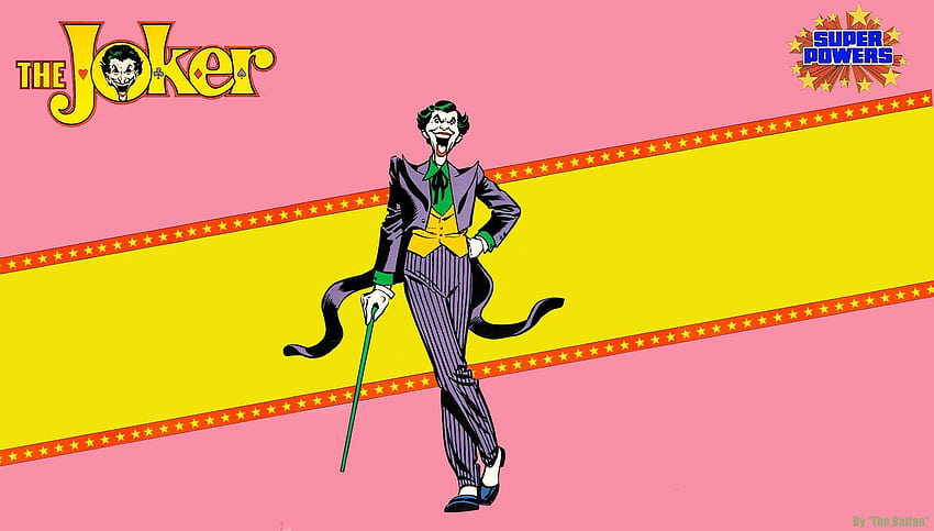 Joker basé sur le livre de coloriage Super Powers Fond d'écran HD