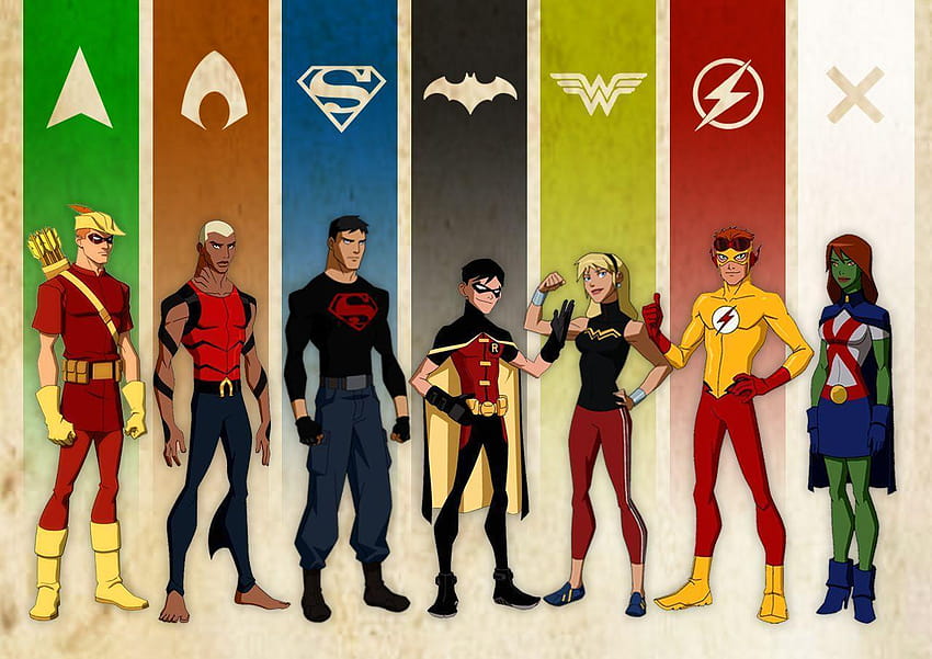 Young Justice Animated Tv Show HD wallpaper