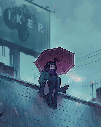 anime rain