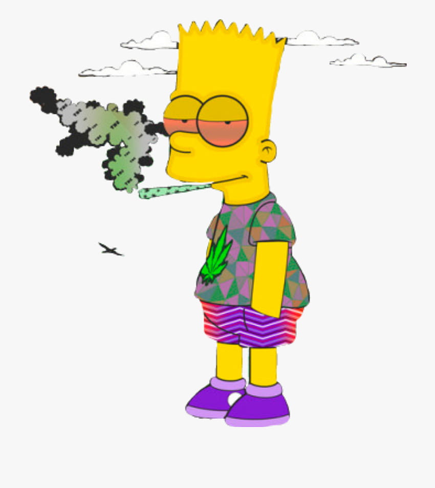 Memezasf Bart Supreme Simpsons Thesimpsons Bartsimpson, bart weed fondo de pantalla del teléfono