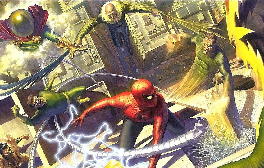 комикс, Marvel Comics, Spider, alex ross superman HD тапет