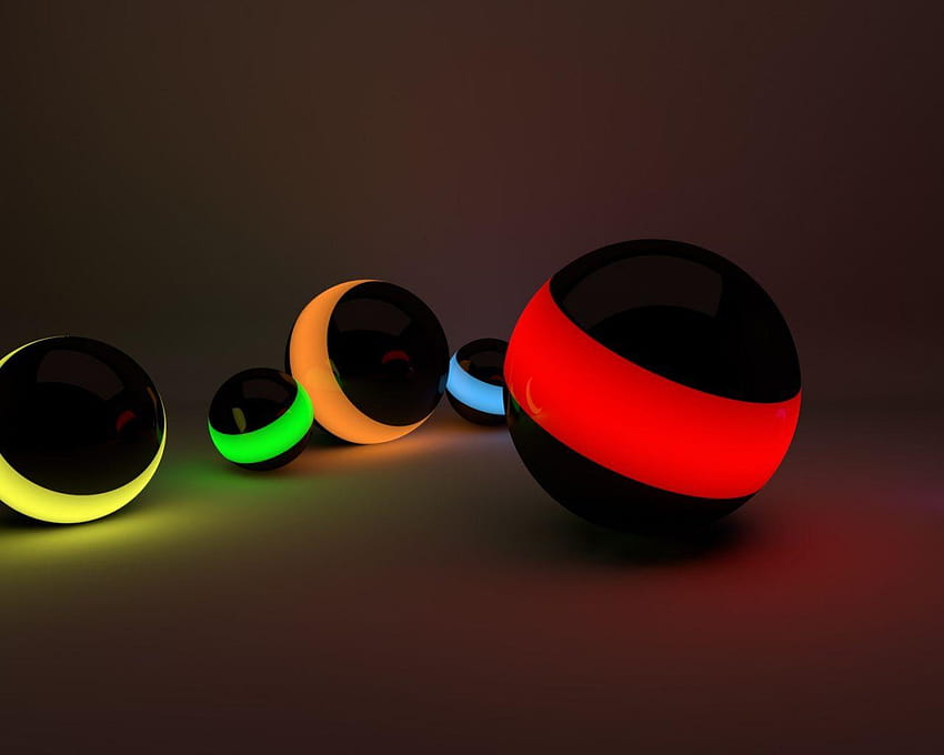 1280x1024 palle, linee, luci al neon Sfondo HD