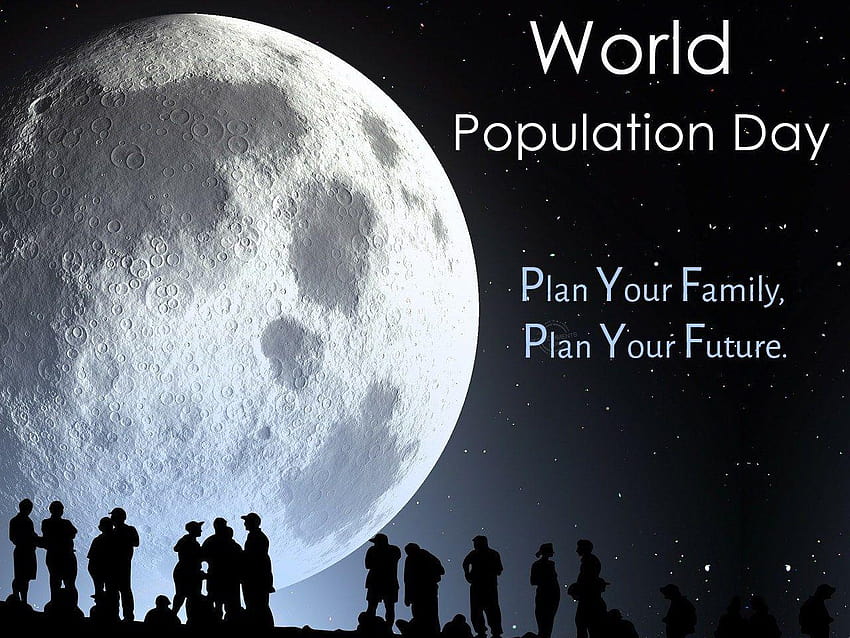 世界人口デー: Donwload へ 高画質の壁紙