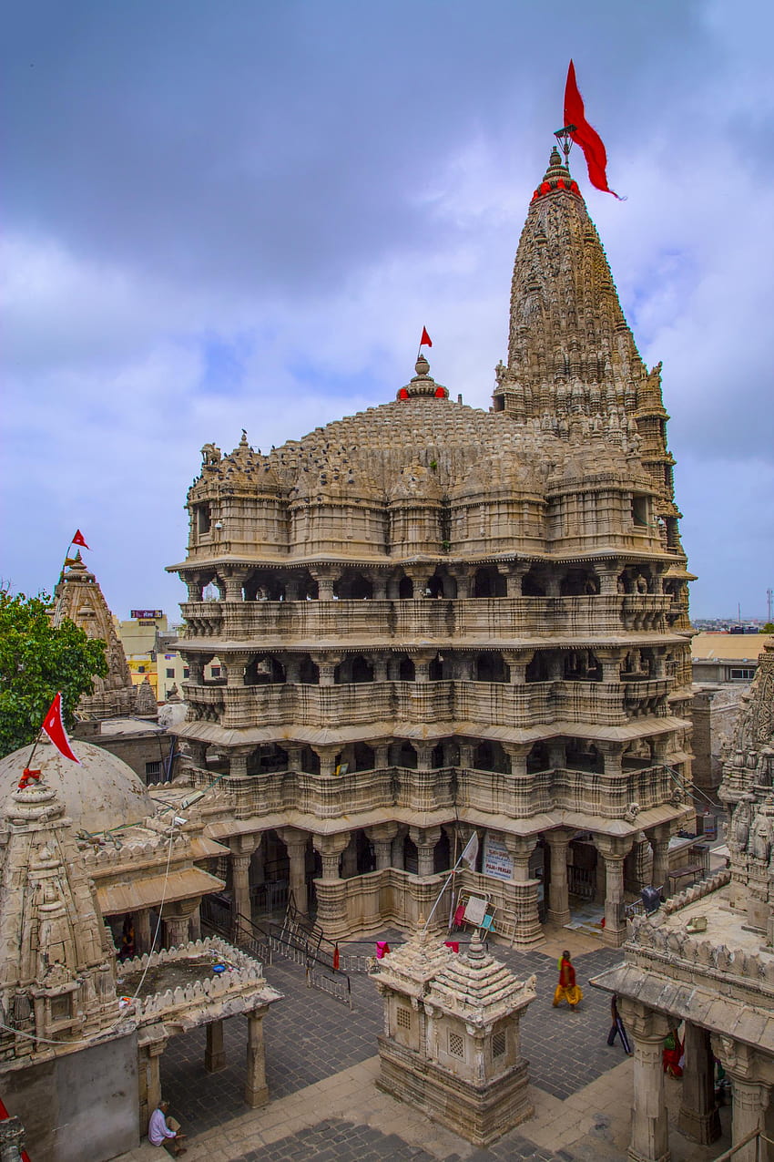 Índia incrível, templo dwarkadhish Papel de parede de celular HD