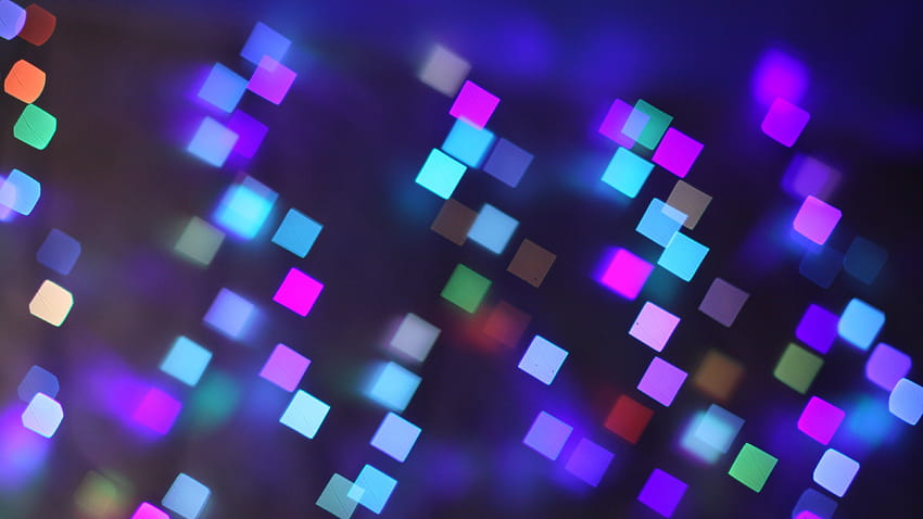 1029671 lights, colorful, depth of field, neon, purple, blue, pattern, blurred, filter, texture, square, circle, bokeh, disco, light, color, lighting, shape, design, line, number, computer , font, colorful lights lines HD wallpaper