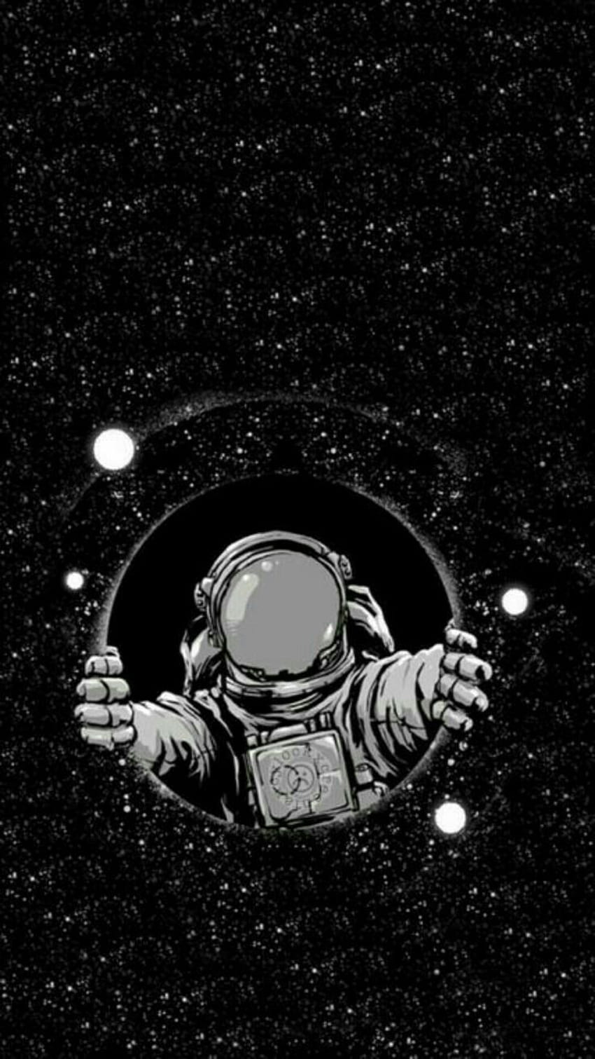 Aesthetic Space posted by Michelle Johnson, black and white space aesthetic HD phone wallpaper