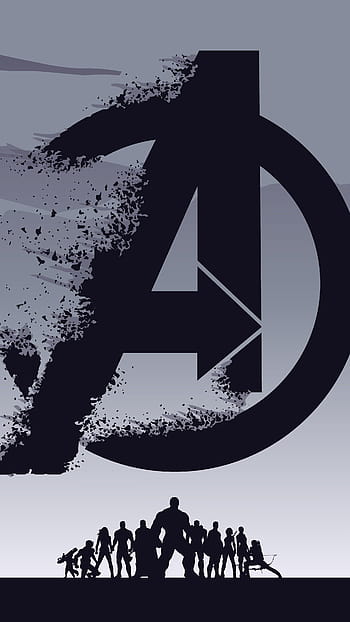Avengers Logo 4k Wallpapers  Wallpaper Cave