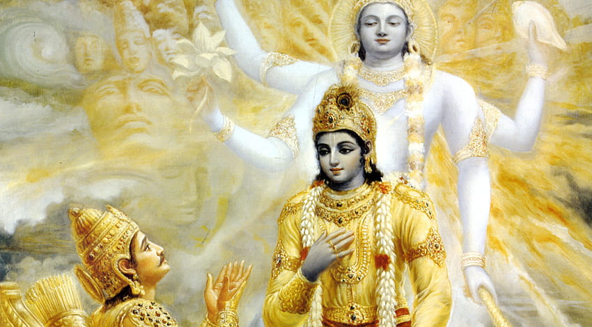 Viraat Roop do Senhor Krishna, krishna virat roop papel de parede HD