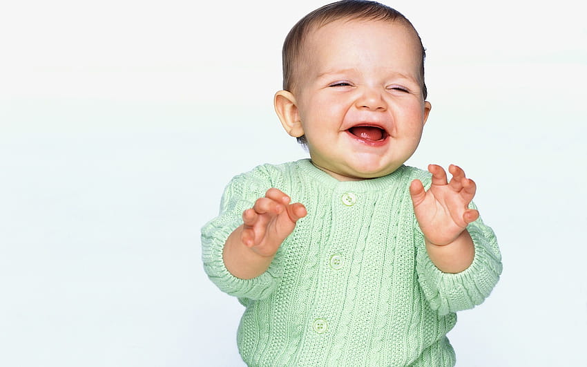 Laughing Baby, laughing boy HD wallpaper