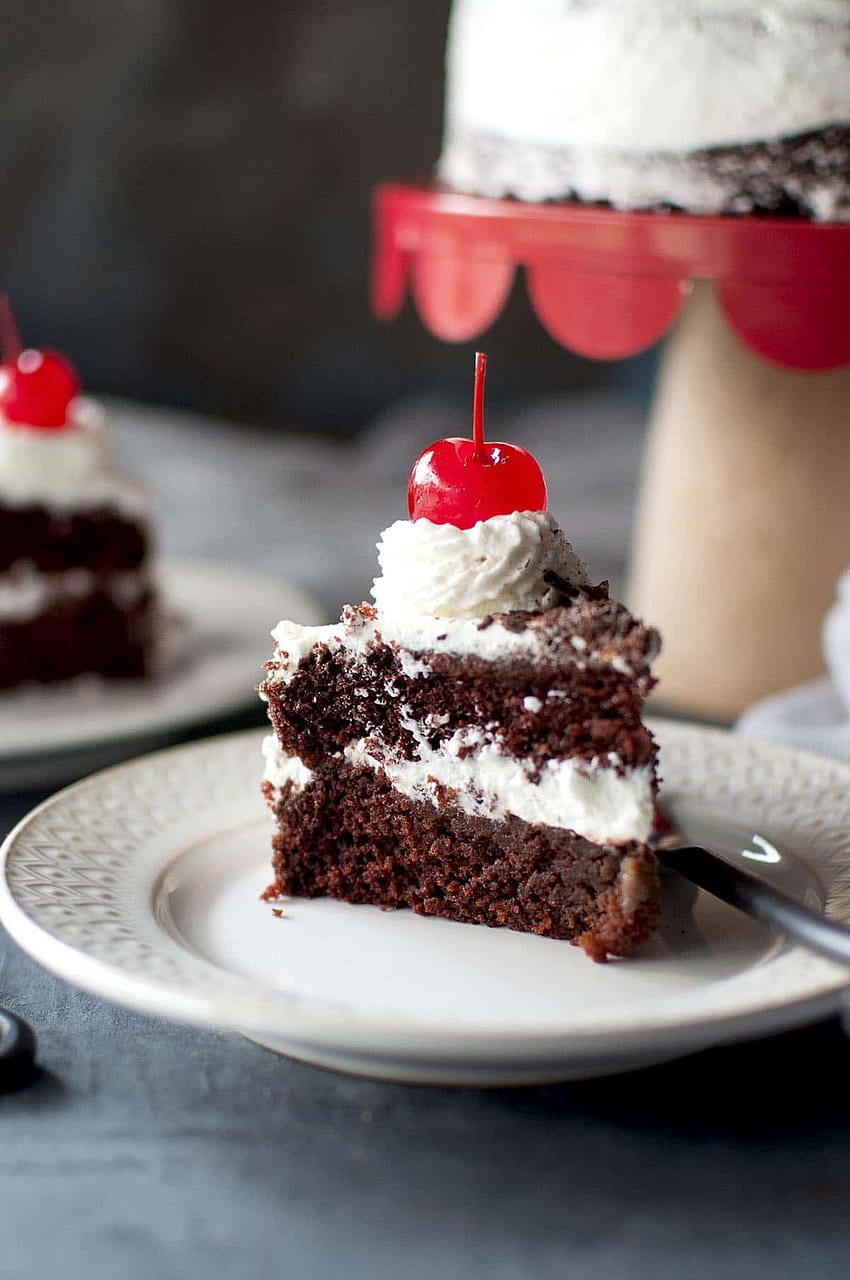 Creamy Black Forest Cake with Loaded Cherries - The Cake Town