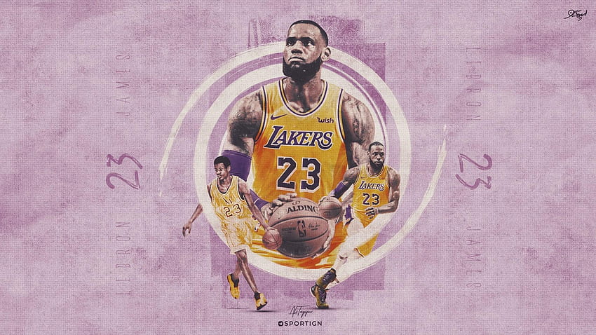 de Basquete, LeBron James, Los Angeles Lakers, NBA, lebron james 2019 papel de parede HD