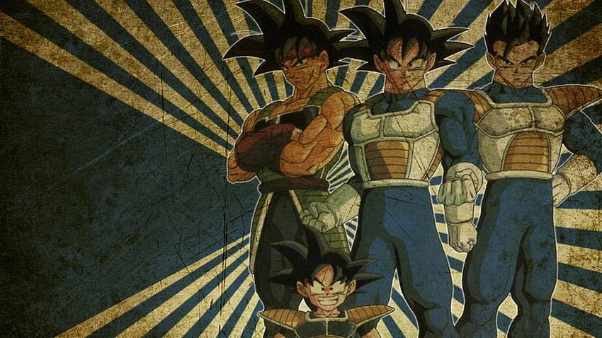 Dragon Ball Goku, Trunks, Goten, and Bardock, goku gohan goten HD wallpaper