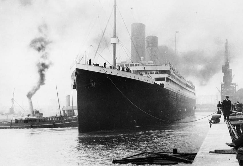 영국 국기가 달린 RMS 타이타닉 선박 해저 정기선은, rms 올림픽 HD 월페이퍼