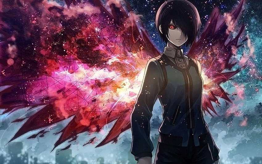 Ken Kaneki with wings, ken kaneki tokyo ghoul HD wallpaper Ken Kaneki with wings, ken kaneki tokyo ghoul HD wallpaper