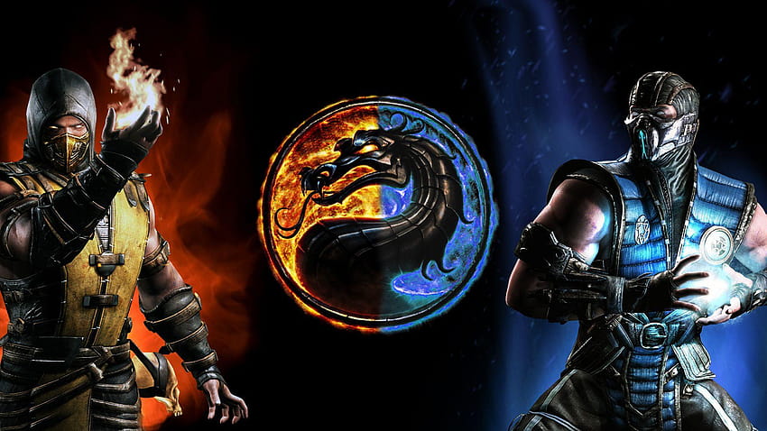 Scorpion Mortal Kombat – Scorpion gegen Sub Zero, Mortal Kombat Scorpion gegen Sub Zero HD-Hintergrundbild