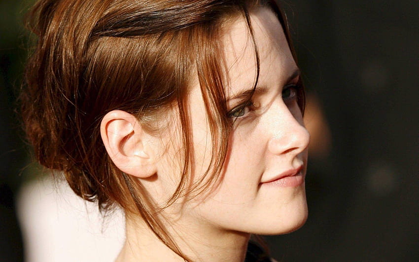 L'ultima nuova star del cinema inglese Kristen Stewart Face Closeup, il film stellare Sfondo HD