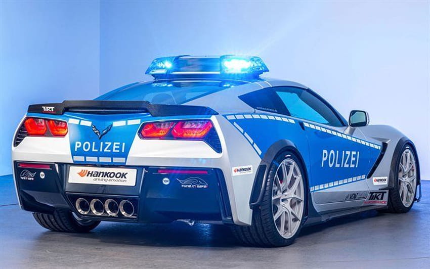 Corvette, germany, police car, chevrolet ., police chevrolet HD ...