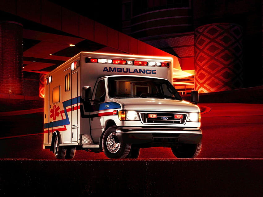 Krankenwagen, Rettungsfahrzeug HD-Hintergrundbild