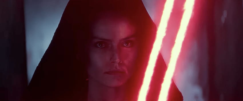 Trailer Star Wars: Rise of Skywalker: Rey, pedang merah, & Dark, lightsaber rey gelap Wallpaper HD