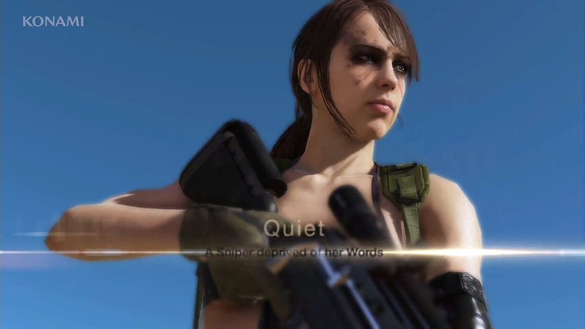 Quiet은 새로운 Metal Gear Solid V: 팬텀 페인 트레일러, 메탈 기어 솔리드 콰이어트에서 그녀의 인상적인 OctoCamo를 보여줍니다. HD 월페이퍼