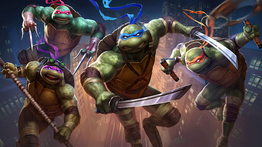 Tortugas Ninja mutantes adolescentes 2020, ...qwalls fondo de pantalla