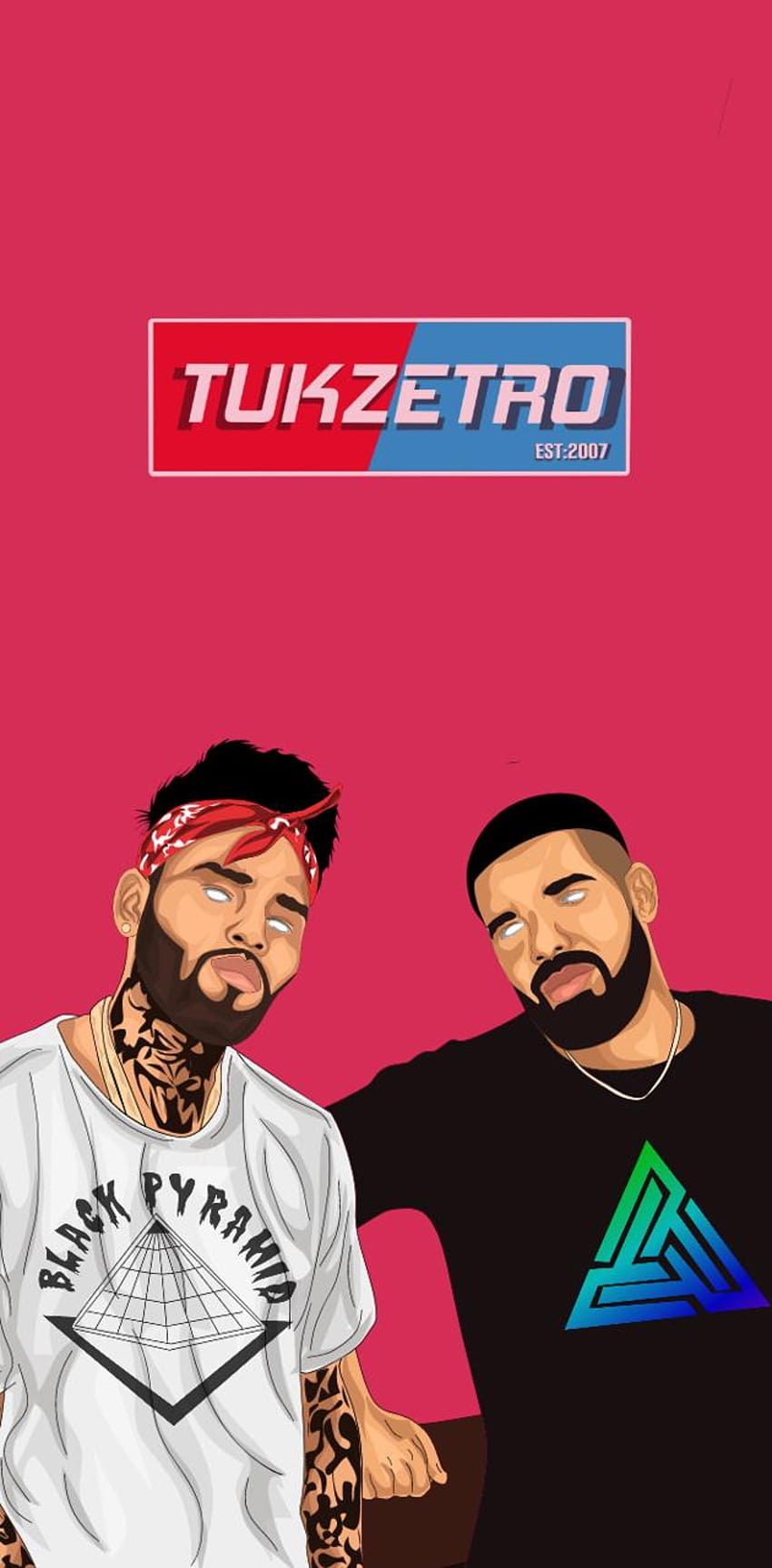 No Guidance by Tukzetro, chris brown and drake HD phone wallpaper