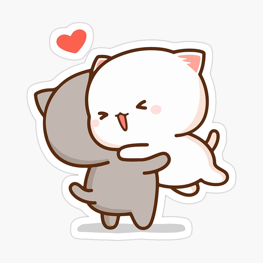 Şeftali ve Goma Hug, mochi mochi şeftali kedisi HD telefon duvar kağıdı