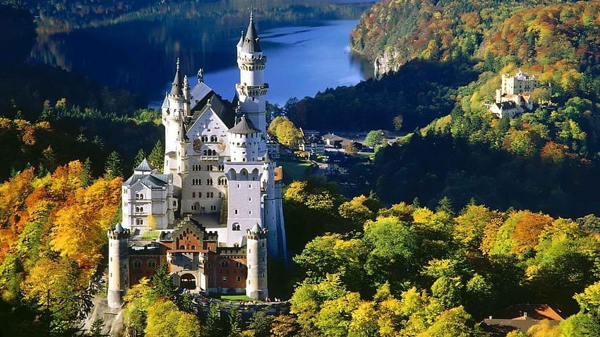 Germany Bavaria Neuschwanstein Castle, germany places HD wallpaper