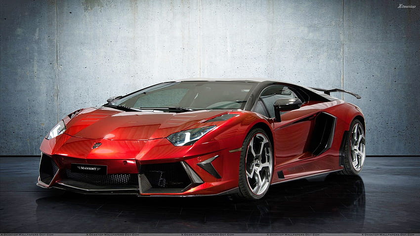 red lamborghini aventador wallpaper