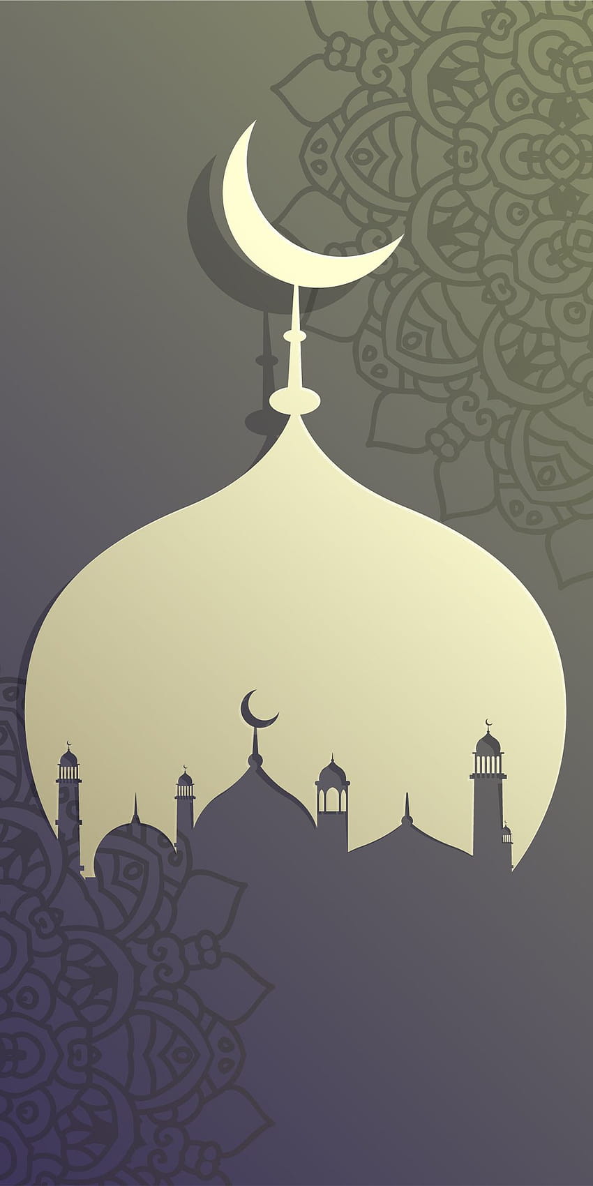 Mesquita Backgrounds Vector islâmica, mesquita amolada Papel de parede de celular HD