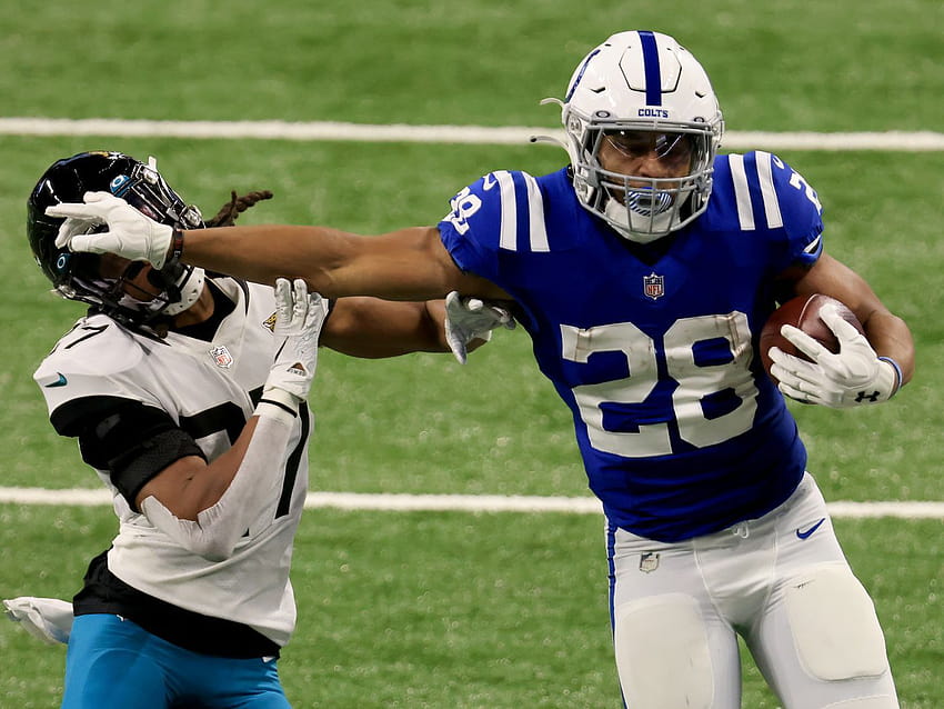 Colts RB Jonathan Taylor is a Finalist for the 2020 Pepsi Zero Sugar 'NFL Rookie of the Year Award', jonathan taylor colts HD wallpaper