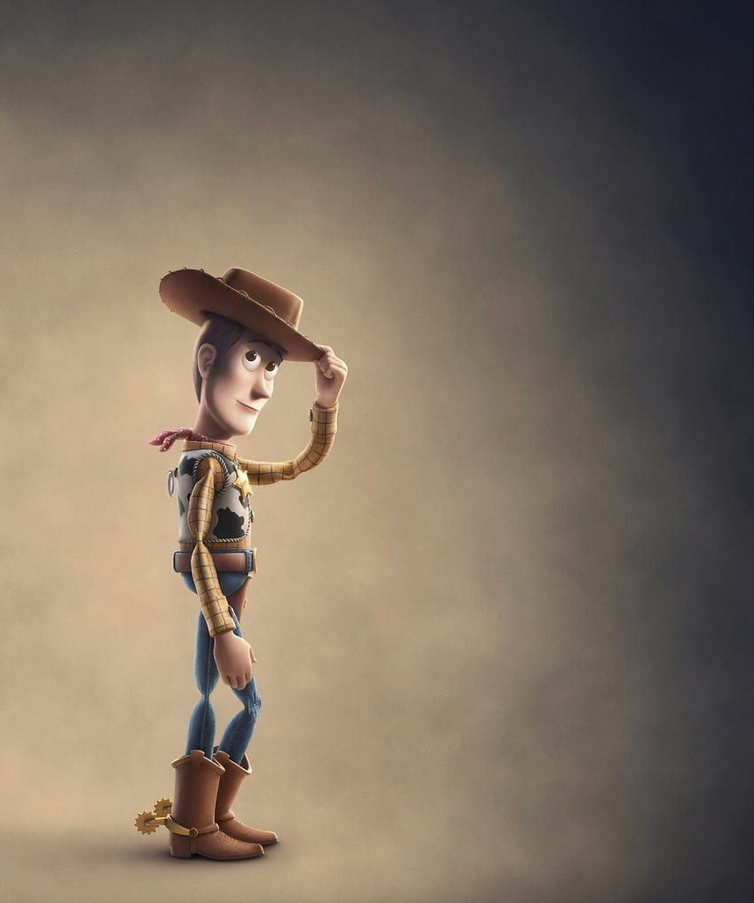 Toy Story 4, szeryf Woody, animacja Tapeta na telefon HD