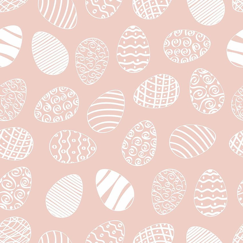 Seamless easter day egg pattern with hand drawn traditional christian black white colored eggs randomly falling on light blue backgrounds vector illustration. Glitch effect elements. 4758726 Vector Art at Vecteezy, easter modern egg HD phone wallpaper