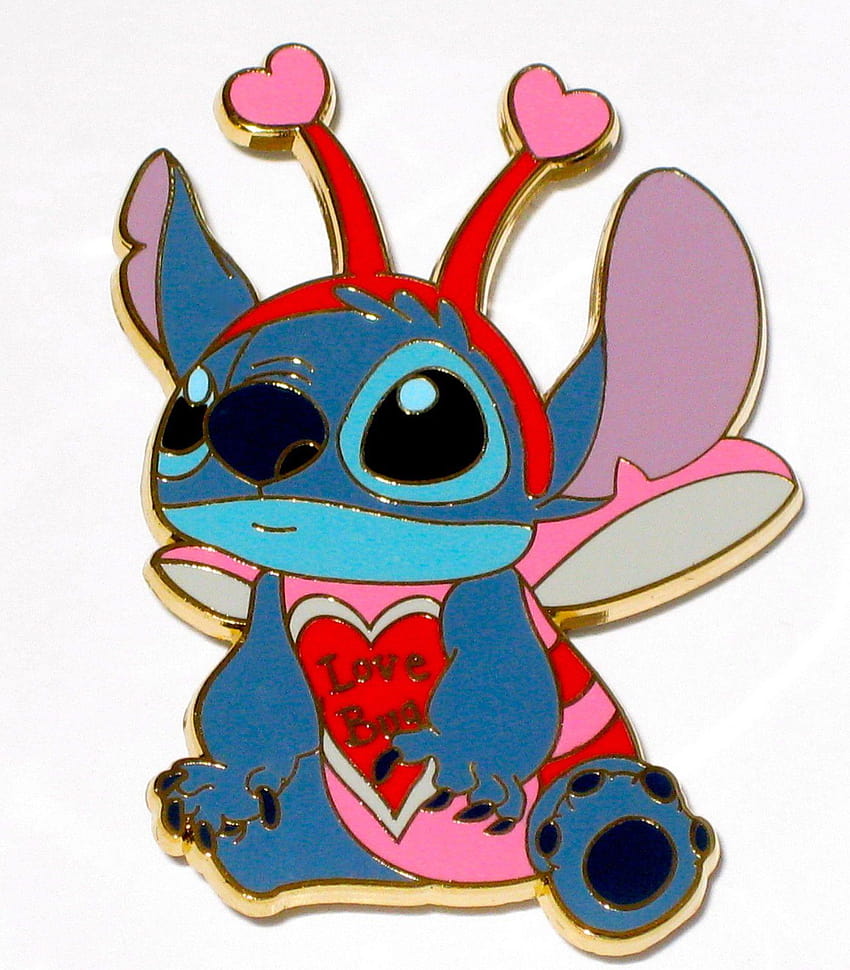 Disneys Lilo & Stitch Love Bug Valentine's Day Pin, Lilo und Stitch Valentine HD-Handy-Hintergrundbild