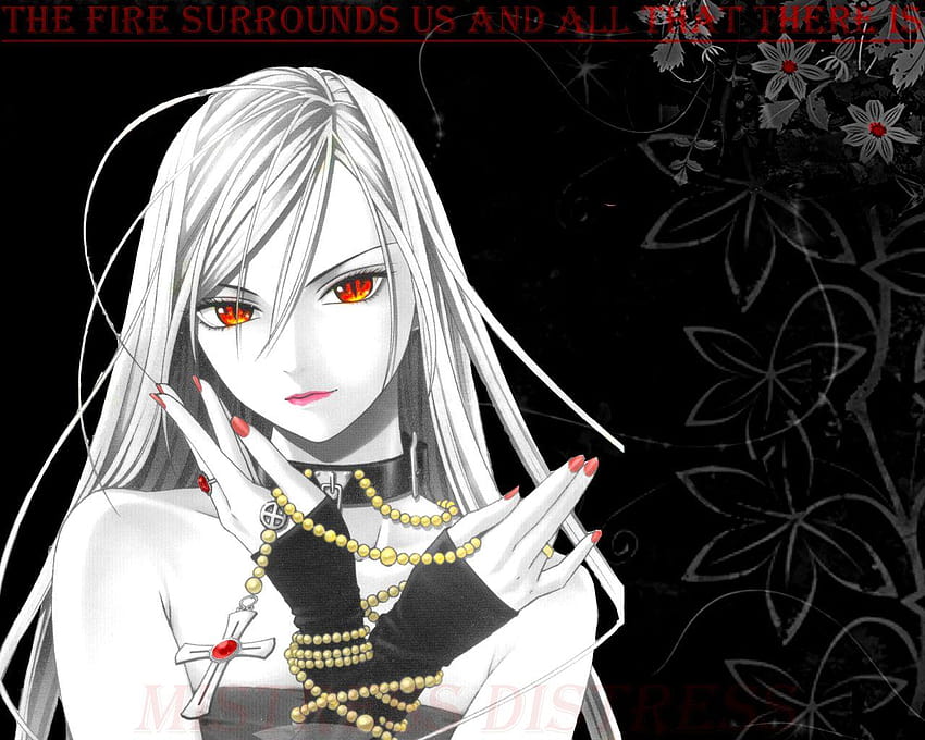 Rosario+Vampire Fan Club Inner Moka and, vampire anime HD wallpaper