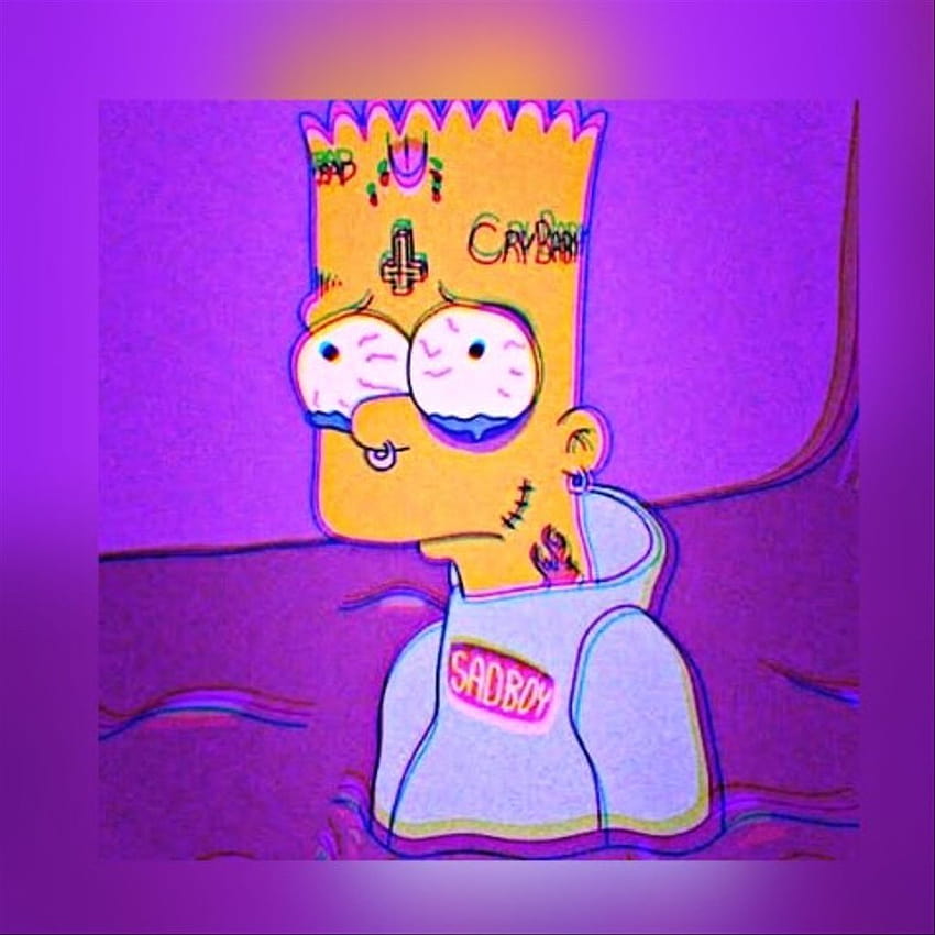 Bart Simpson Sad Edit Wallpapers on WallpaperDog