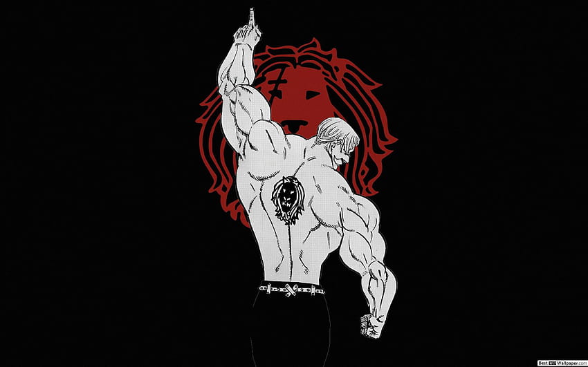 Escanor of Nanatsu no Taizai, cartoon bodybuilder HD wallpaper | Pxfuel
