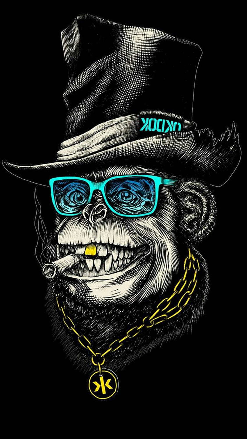 swag monkey HD phone wallpaper