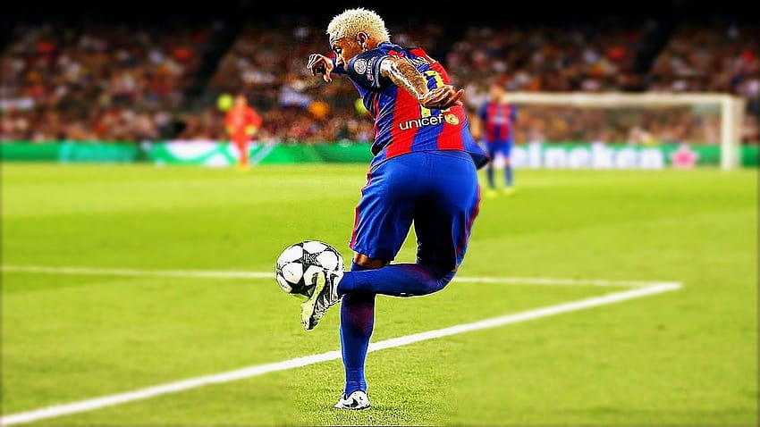 Neymar Jr 2018, football skills HD wallpaper