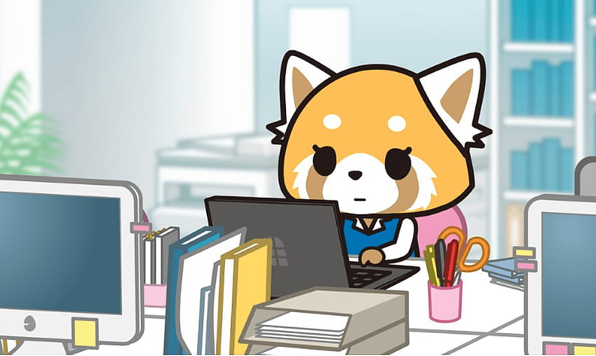 Aggretsuko: A Woman's Life in the Workplace HD wallpaper