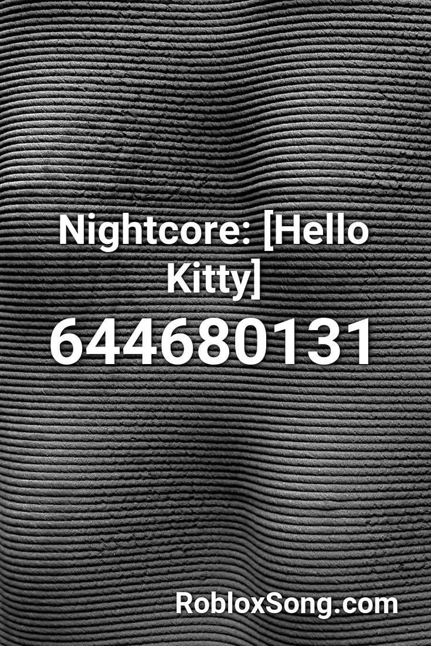 Nightcore: [hello Kitty] Roblox ID, hello kitty roblox HD phone wallpaper