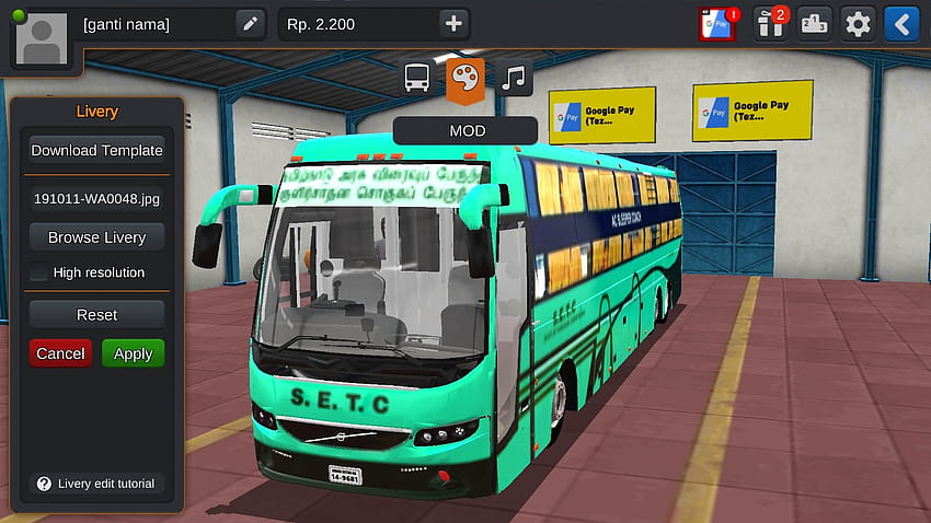 버스 시뮬레이터 인도네시아 MOD HD 월페이퍼
