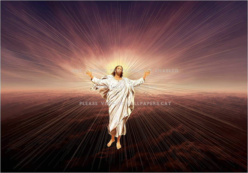 ascension heaven christ jesus abstract, jesus in heaven HD wallpaper