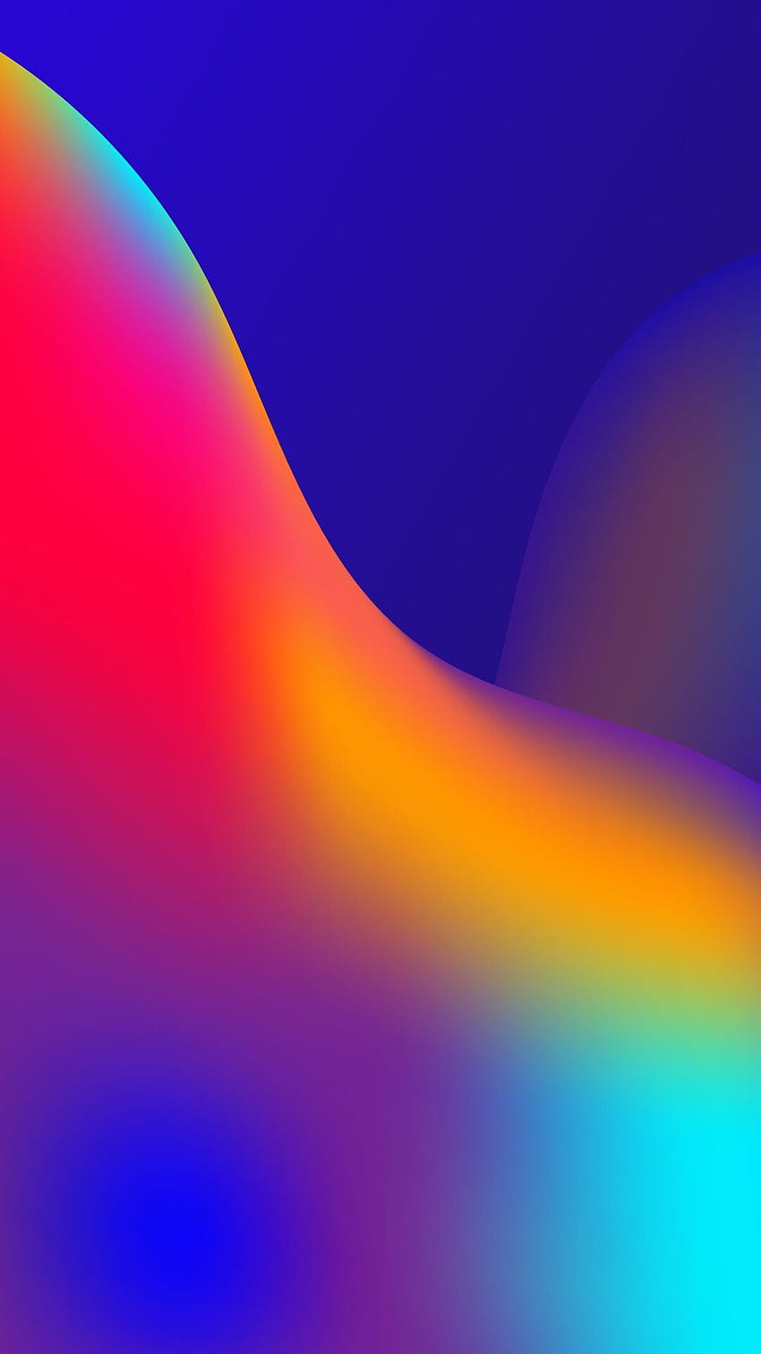 Замъглени цветове, замъглена графика с цветно течно мастило, абстрактно, замъглено мобилно устройство HD тапет за телефон