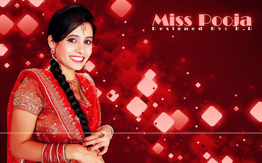 Miss Pooja Bollywood Bhangra Punjabi Schauspielerin PEC BISE RESULT, Bollywood-Sänger HD-Hintergrundbild