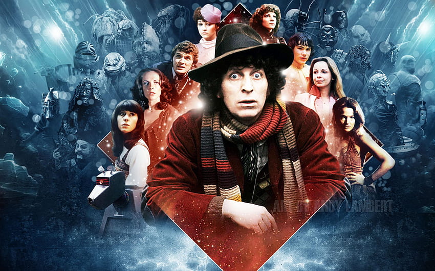 Fourth Doctor Tom Baker Doctor Who, doctor who season 12 HD wallpaper
